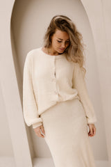 Maaike knitted cardigan Off-white