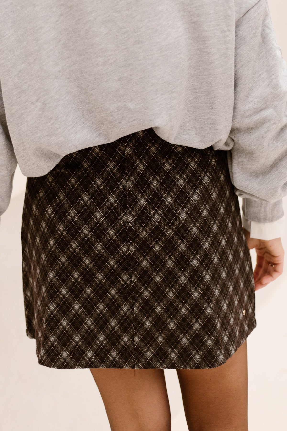 Mabel check skirt short - Bij Keesje - Bij Keesje - Rok