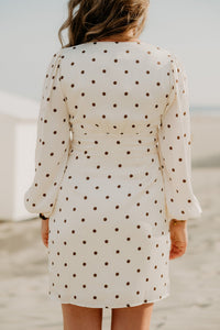 Mabel Dotted Dress Creme - Bij Keesje - Neo Noir - Jurk