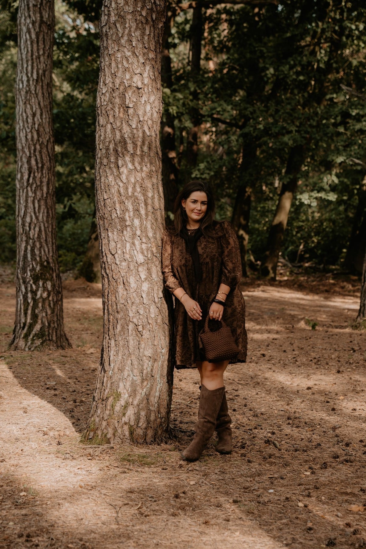 Madelene Dress Brown - Bij Keesje - Bij Keesje The Label - Jurk