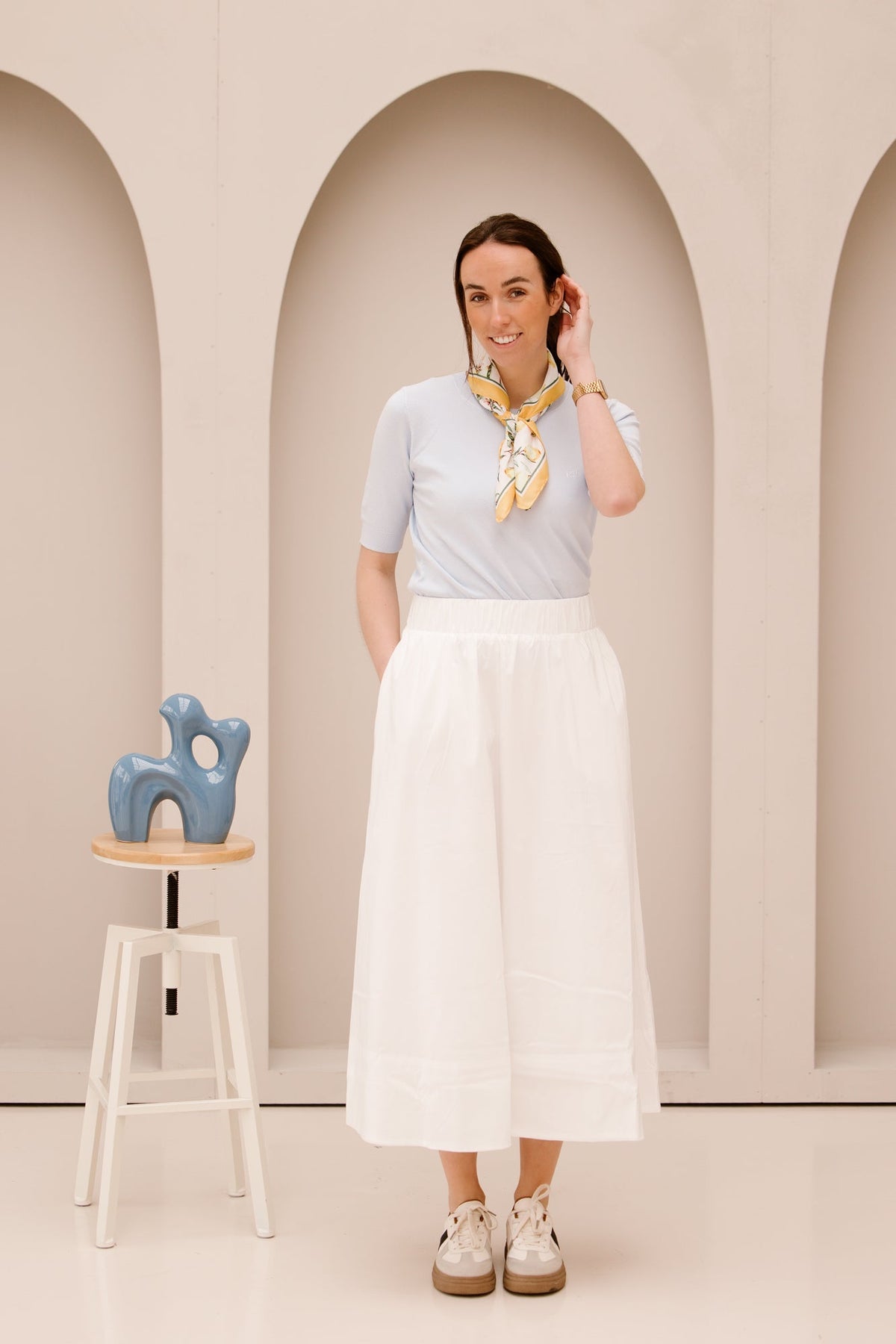 Maglia top Cielo Azurro - Bij Keesje - Rinascimento - trui