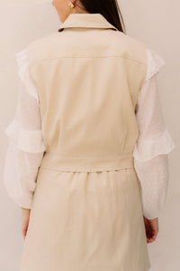 Maily gilet beige - Bij Keesje - Bij Keesje - Gilet