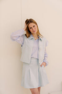 Maily gilet blue - Bij Keesje - Bij Keesje - Gilet