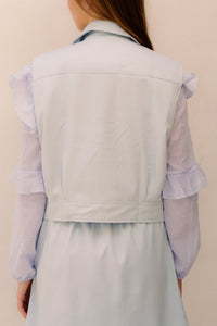 Maily gilet blue - Bij Keesje - Bij Keesje - Gilet