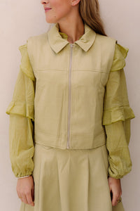Maily gilet green - Bij Keesje - Bij Keesje - Gilet