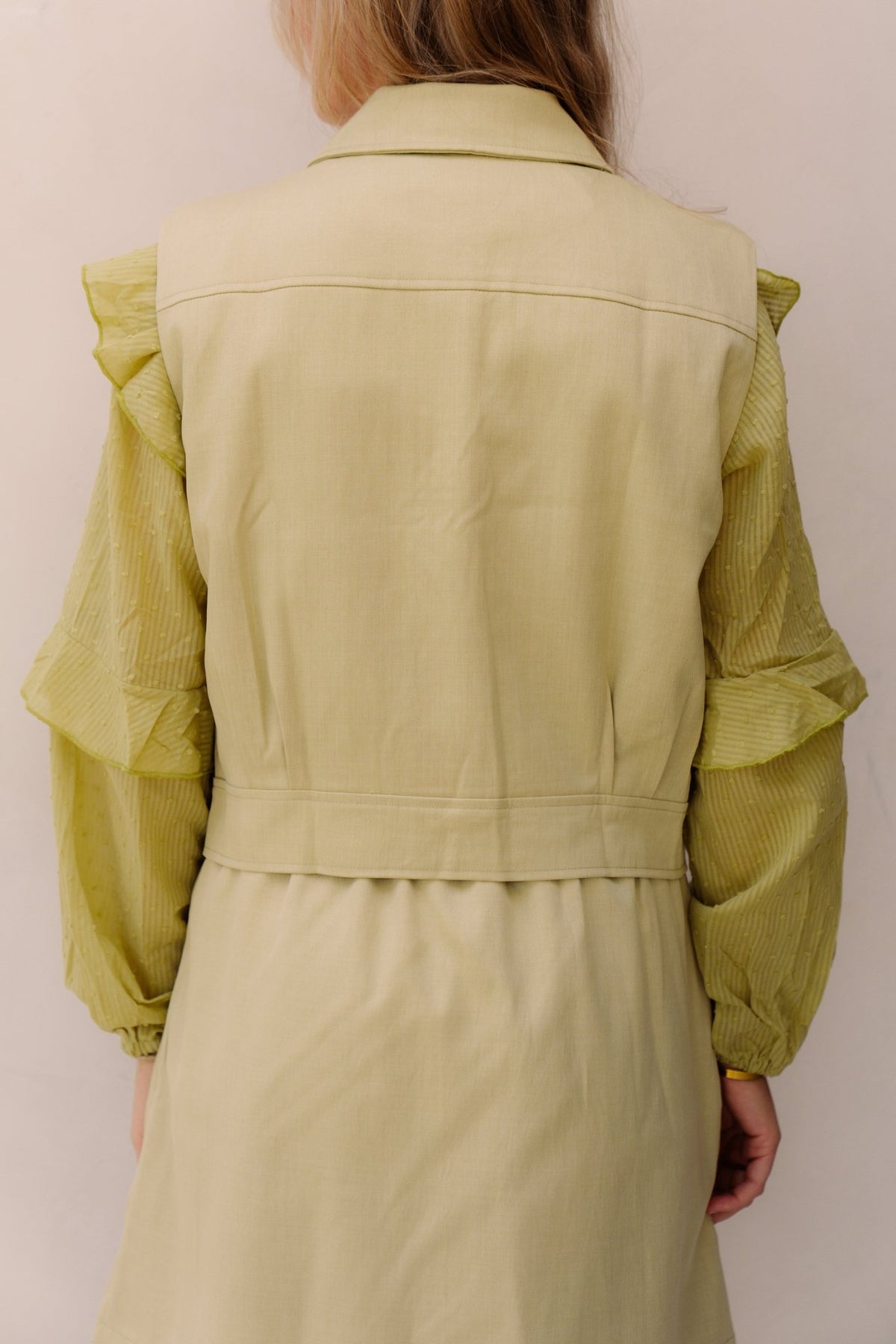 Maily gilet green - Bij Keesje - Bij Keesje - Gilet