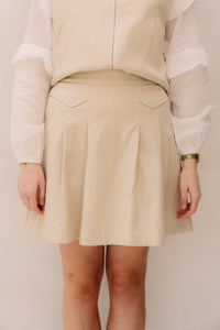 Maily skirt beige - Bij Keesje - Bij Keesje - Rok