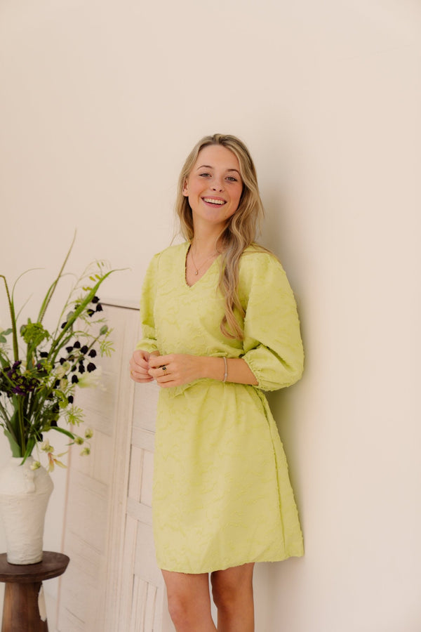 Maite dress mossgreen - Bij Keesje - Bij Keesje - Jurk