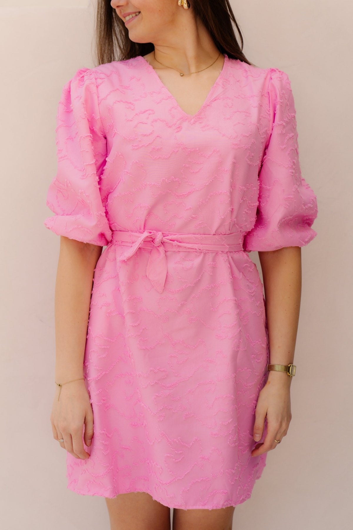 Maite dress pink - Bij Keesje - Bij Keesje - Jurk