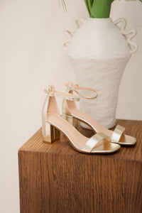 Malaga heel gold - Bij Keesje - Bij Keesje - Schoenen
