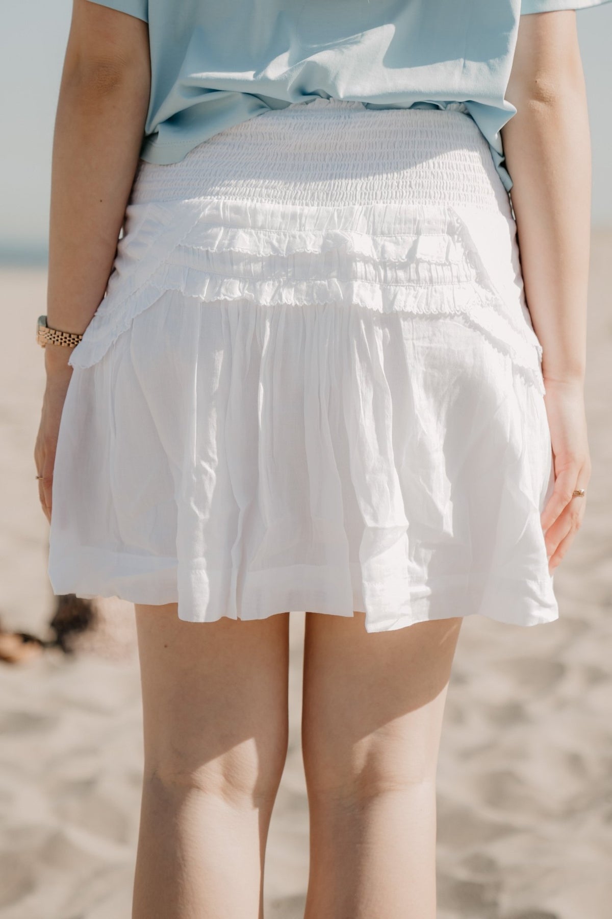 Maliah S viole skirt white - Bij Keesje - Neo Noir - Rok