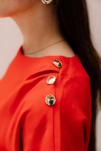 Malixa Dress Red - Bij Keesje - Ange - jurk