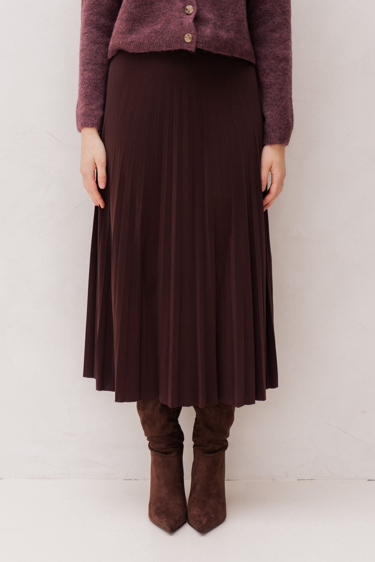 Malou skirt mocca - Bij Keesje - Sisters Point