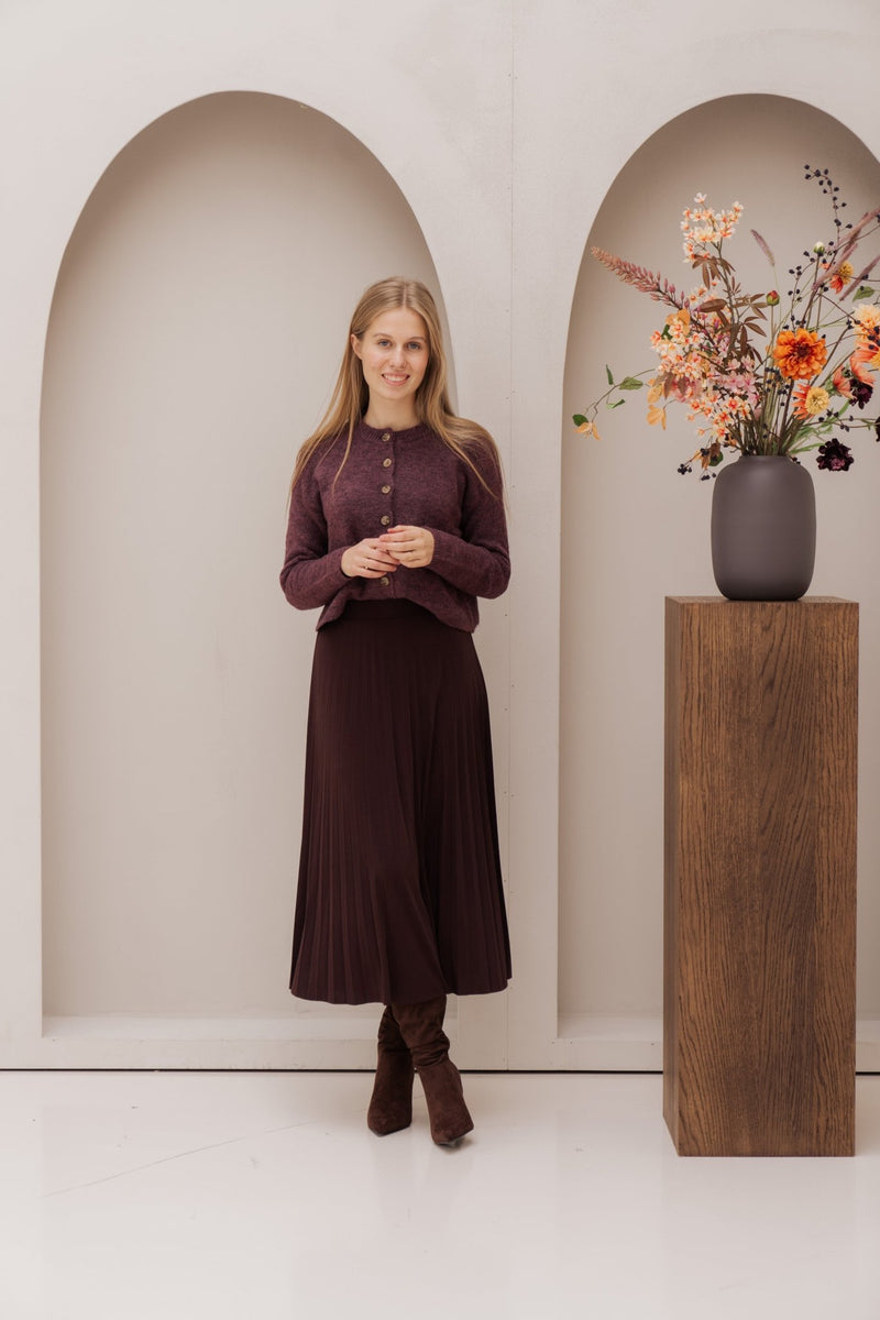 Malou skirt mocca - Bij Keesje - Sisters Point