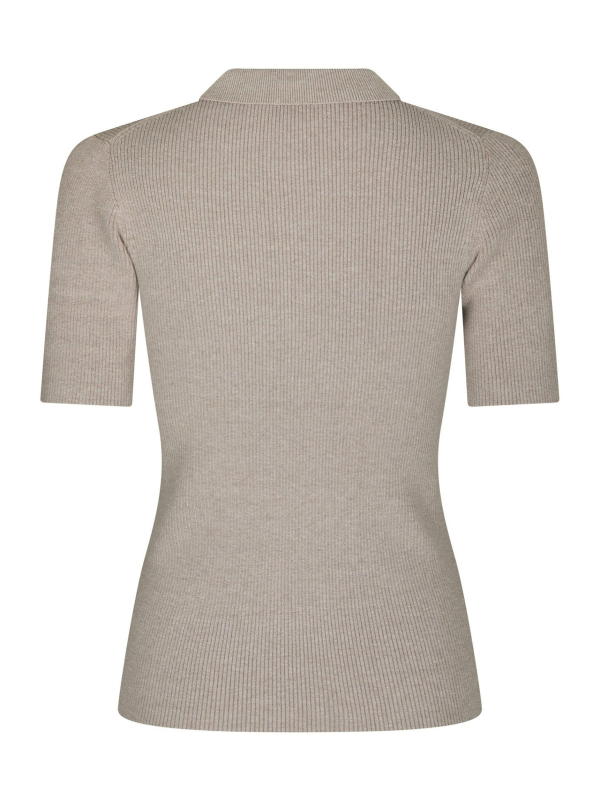 Manama knit blouse warm grey - Bij Keesje - Neo Noir - shirt