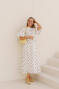 Mandy Polkadot Top White/Black - Bij Keesje - Bij Keesje - Blouse