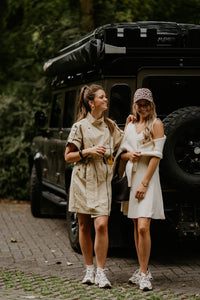 Manoa jurk beige - Bij Keesje - Bij-Keesje - Jurk