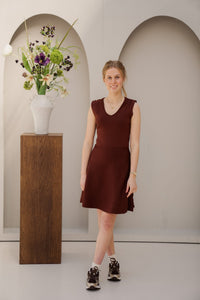 Manoa jurk bruin - Bij Keesje - Bij - Keesje - Jurk