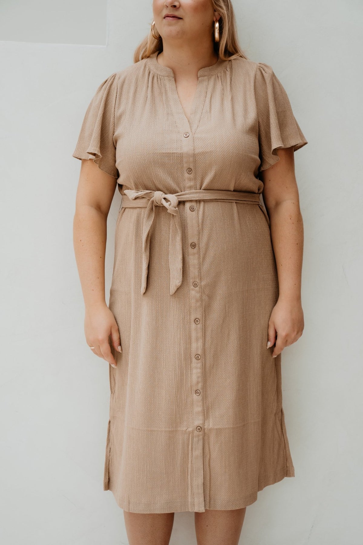 Manola Dress Khaki - Bij Keesje - exxcellent - Rok