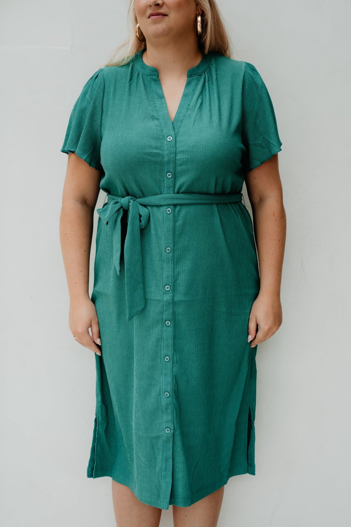 Manola Dress Vintage Green - Bij Keesje - exxcellent - Jurk