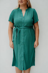 Manola Dress Vintage Green - Bij Keesje - exxcellent - Jurk
