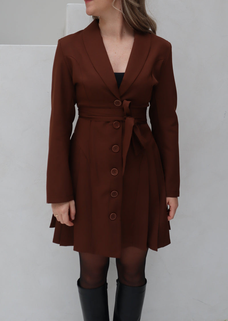 Manuela dress brown - Bij Keesje - Bij Keesje