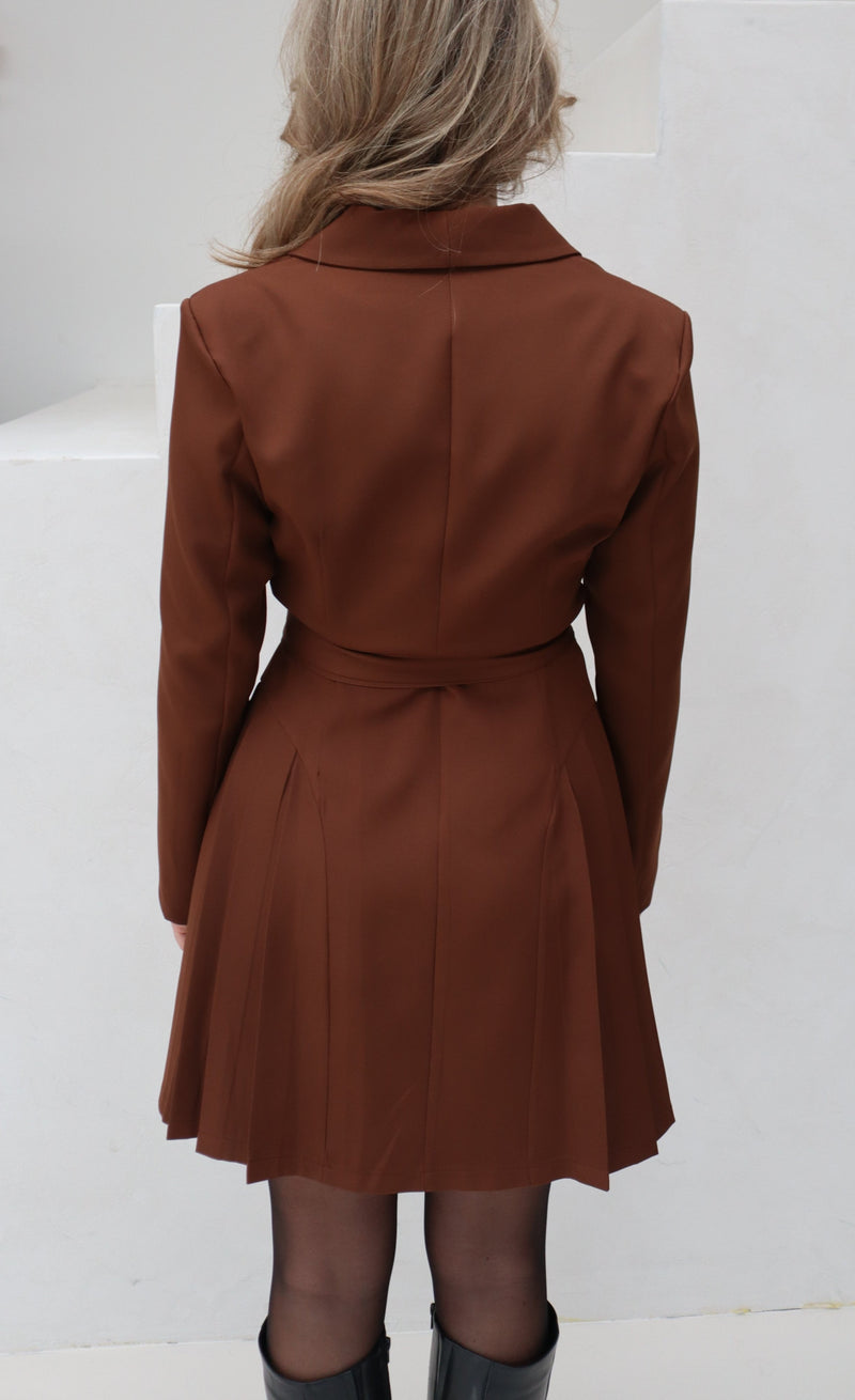 Manuela dress brown - Bij Keesje - Bij Keesje