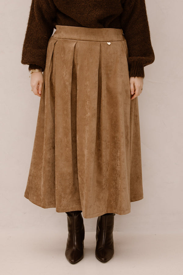 Marano skirt camel - Bij Keesje - Amelie & Amelie