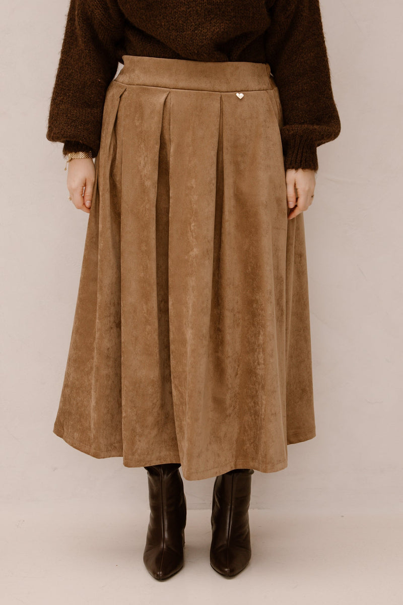Marano skirt camel - Bij Keesje - Amelie & Amelie