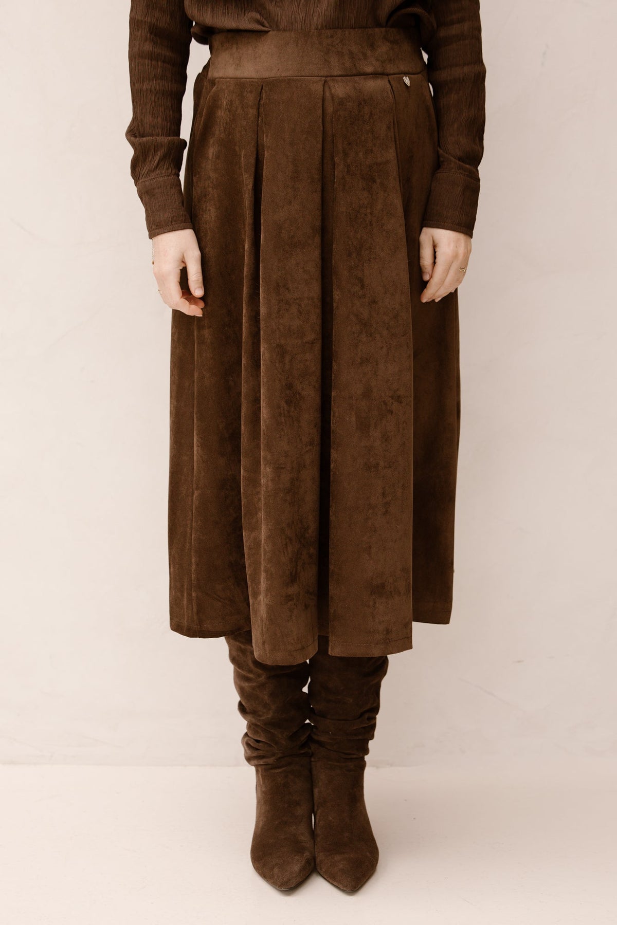 Marano skirt choco - Bij Keesje - Amelie & Amelie