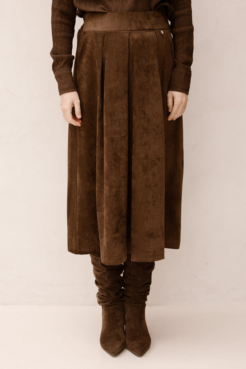 Marano skirt choco - Bij Keesje - Amelie & Amelie