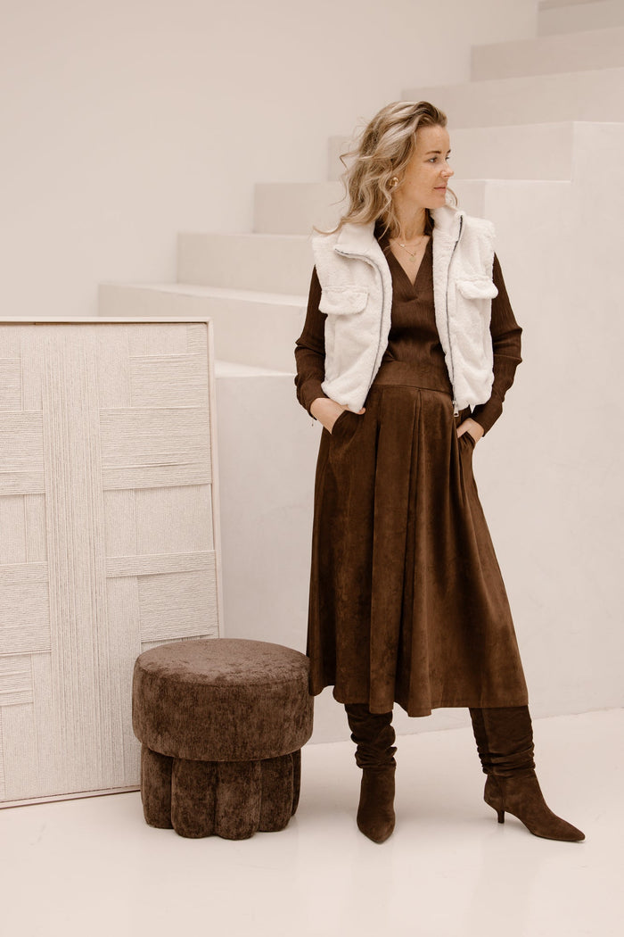 Marano skirt choco - Bij Keesje - Amelie & Amelie