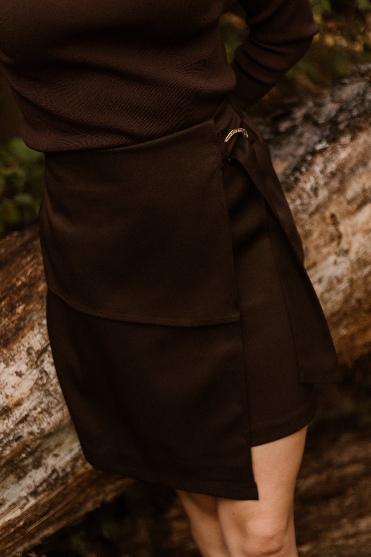 Marianne Skirt Brown - Bij Keesje - Bij Keesje The Label - Rok