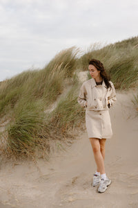 Marianne trenchcoat jasje beige - Bij Keesje - Bij Keesje The Label