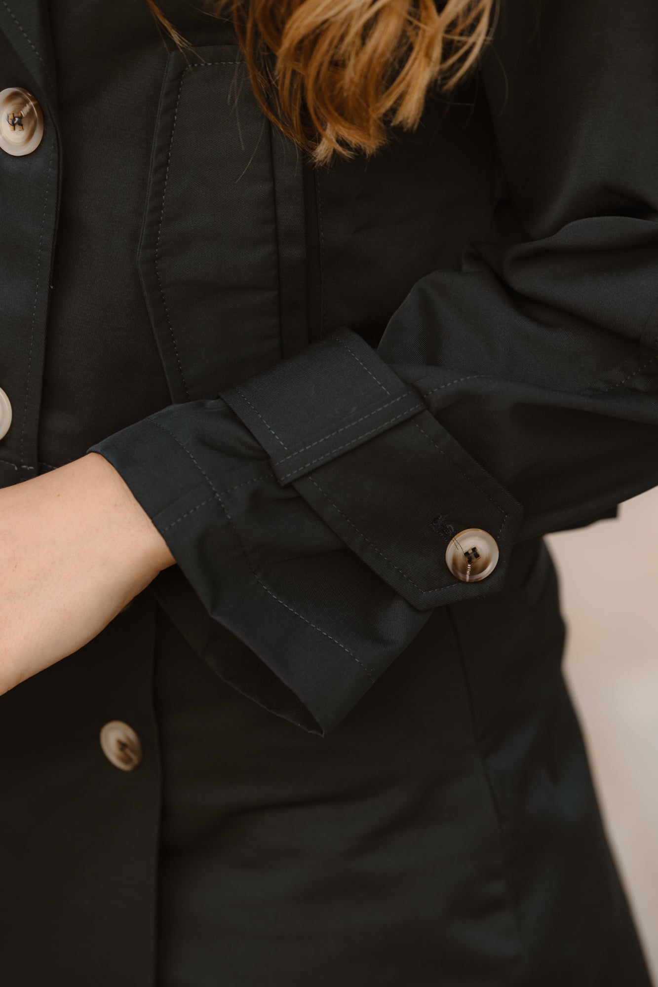 Marianne trenchcoat jasje donkerblauw - Bij Keesje - Bij Keesje The Label