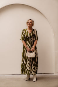 Marielle print dress green - Bij Keesje - Bij Keesje The Label - Jurk