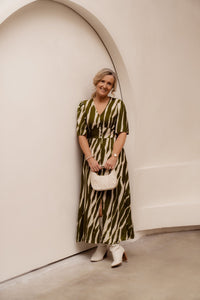 Marielle print dress green - Bij Keesje - Bij Keesje The Label - Jurk