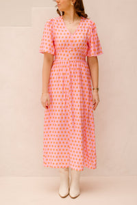 Marielle print dress pink - Bij Keesje - Bij Keesje The Label - Jurk