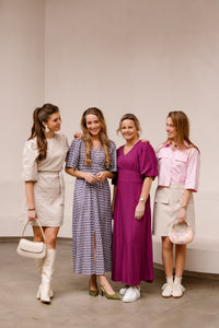 Marielle print dress purple - Bij Keesje - Bij Keesje The Label - Jurk