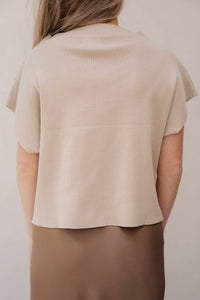 Mariët Top beige - Bij Keesje - Bij Keesje - Top