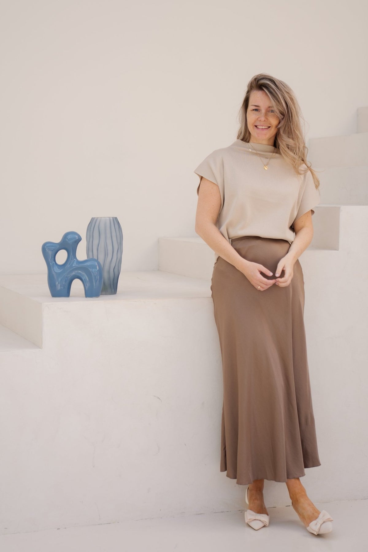 Mariët Top beige - Bij Keesje - Bij Keesje - Top