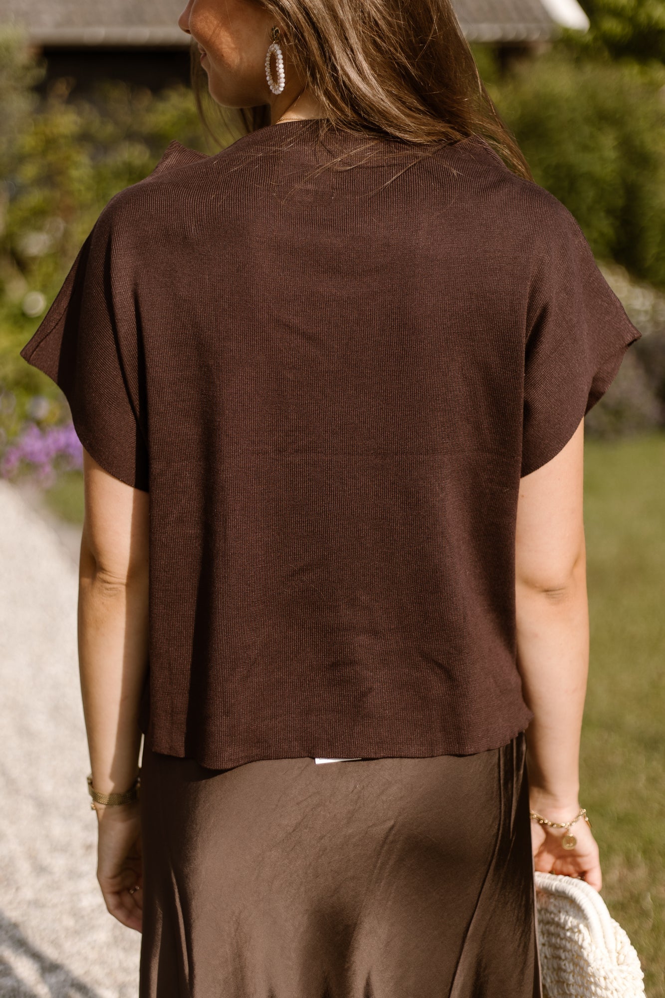 Mariët Top dark brown - Bij Keesje - Bij Keesje - Top