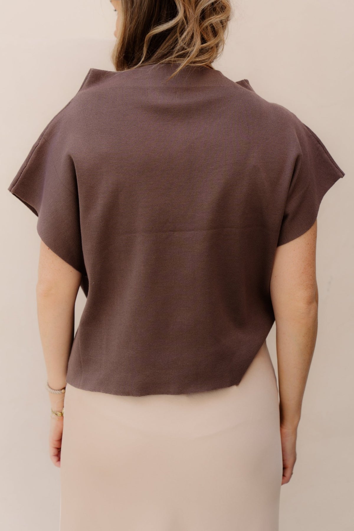 Mariët Top Dark Taupe - Bij Keesje - Bij Keesje - Top