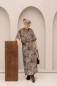 Marilyn Skirt Offwhite/Walnut - Bij Keesje - G - maxx - Rok