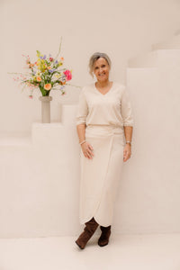 Marilyn Skirt Sand - Bij Keesje - G - maxx - rok