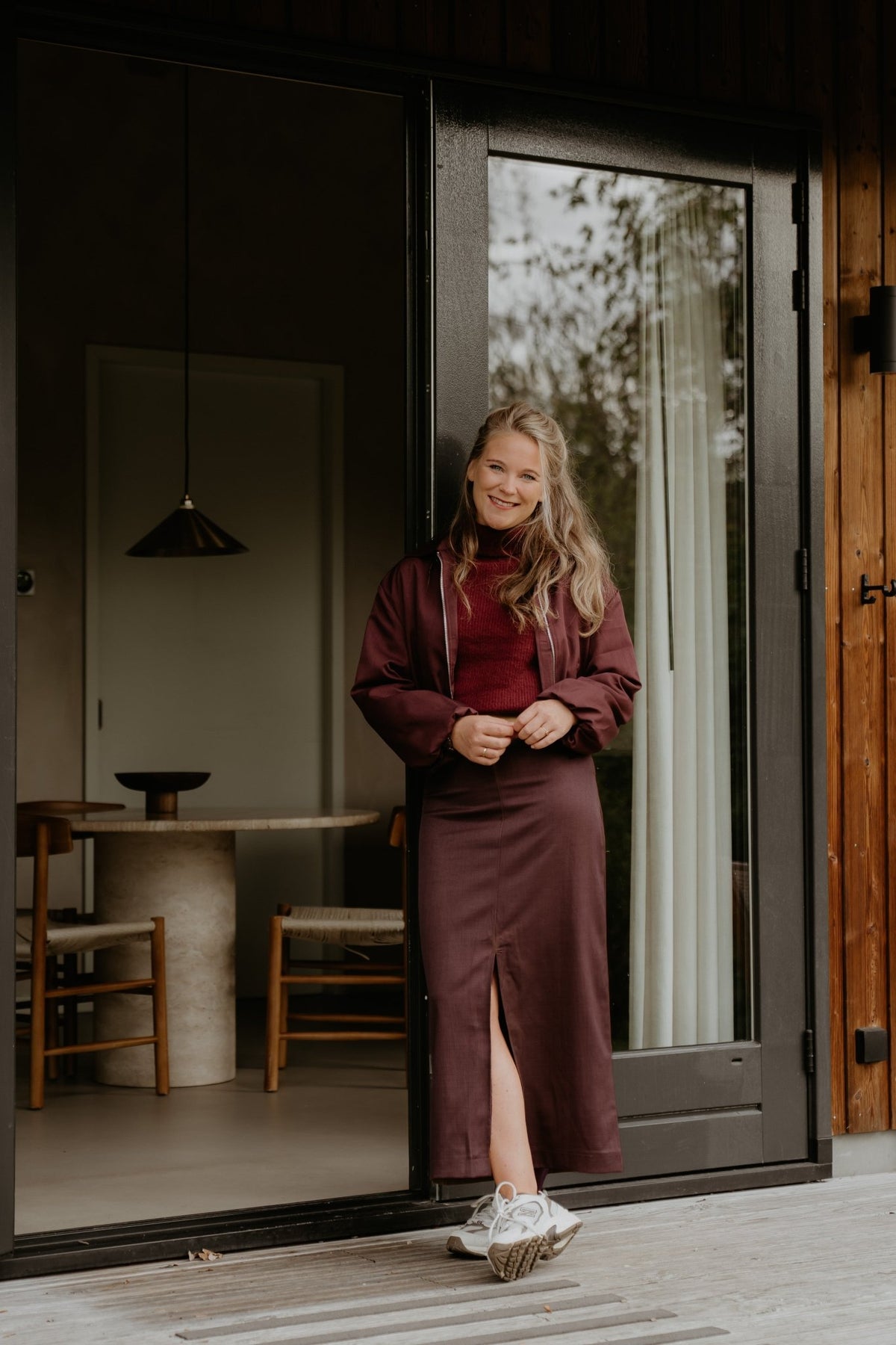 Marit Bomber Jacket Plum - Bij Keesje - Bij Keesje The Label - Jas