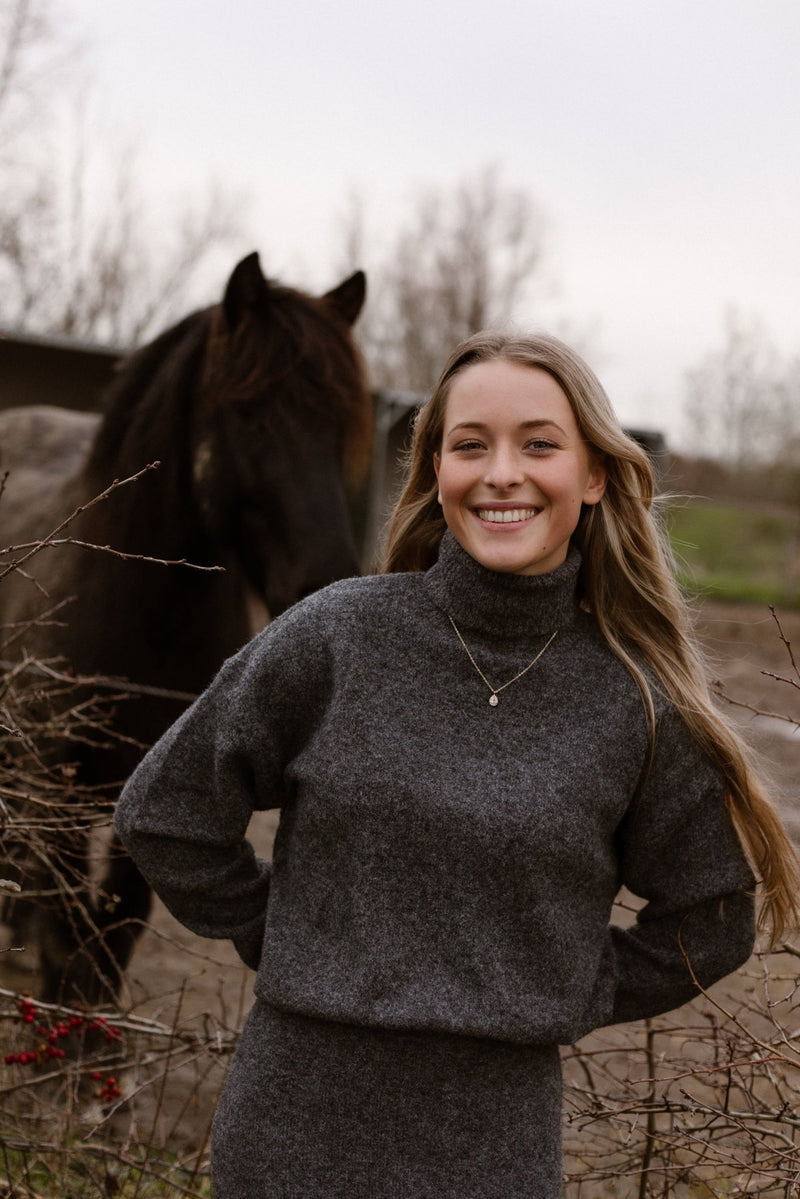 Marit col dark grey - Bij Keesje - Bij Keesje The Label