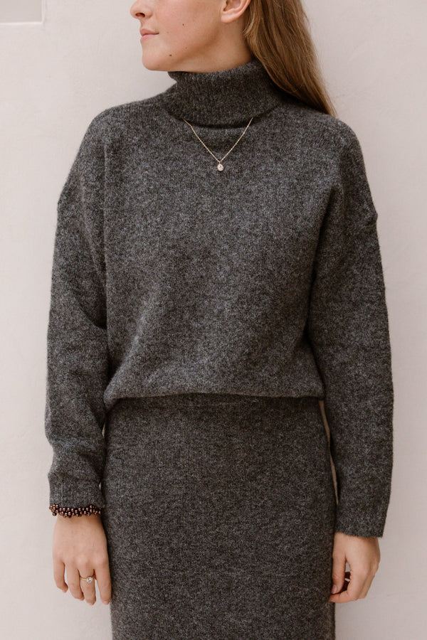 Marit col dark grey - Bij Keesje - Bij Keesje The Label