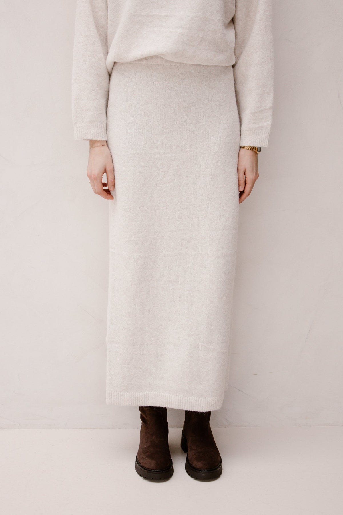 Marit skirt beige - Bij Keesje - Bij Keesje The Label