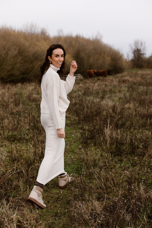 Marit skirt beige - Bij Keesje - Bij Keesje The Label